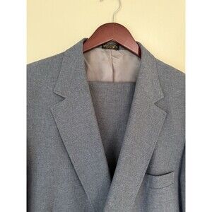 Edgeworth Suit Jacket Two Button Single Breasted Closure Men Size 50L